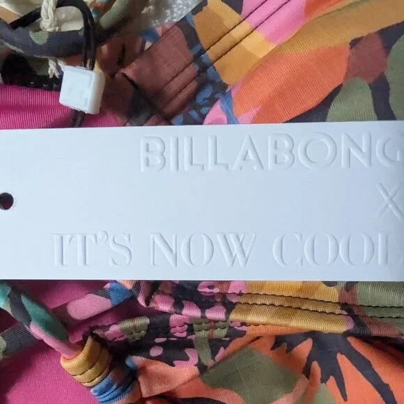 Billabong Mamacita Koko Bikini Top – Multicolor Women’s Small NWT - Picture 10 of 11